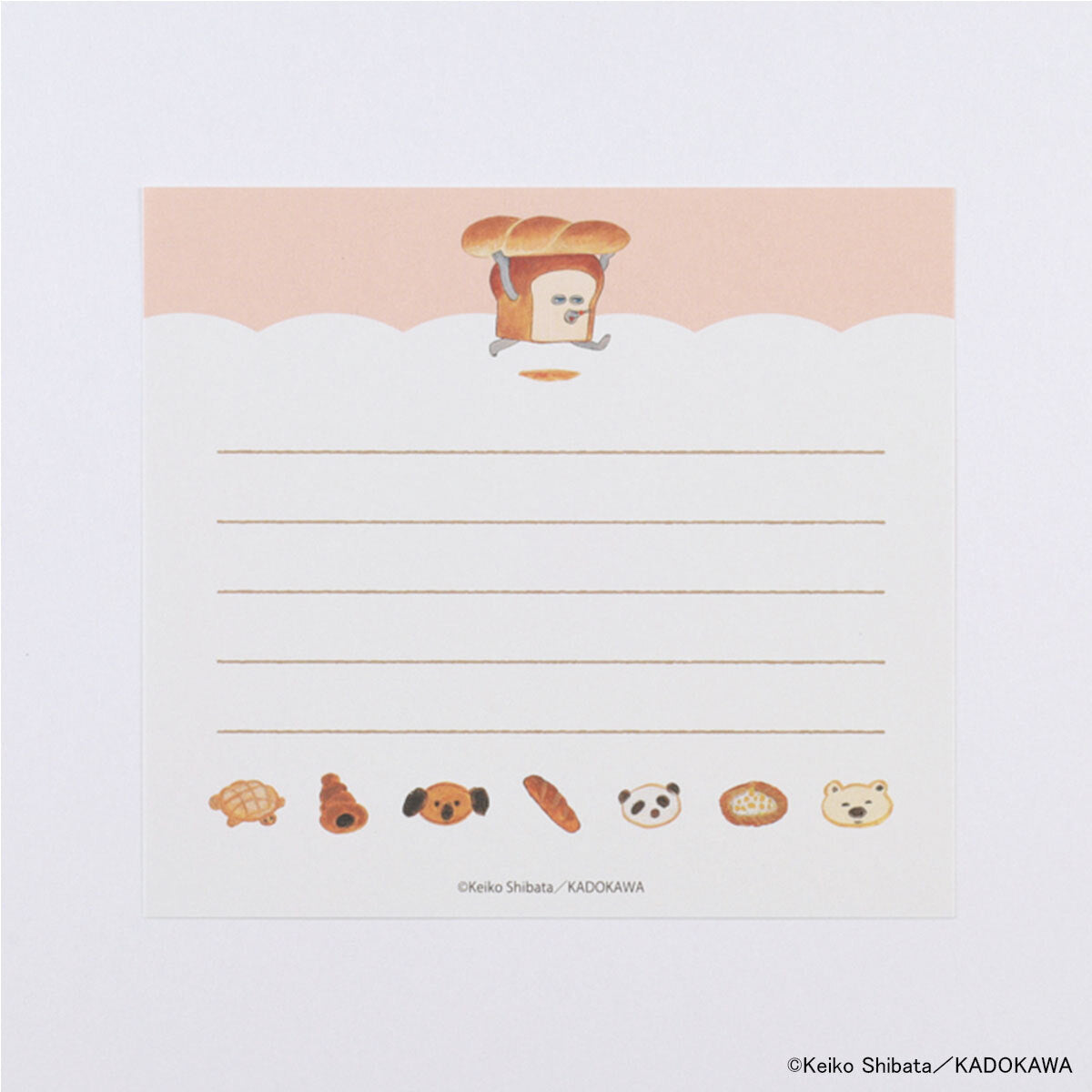 [現貨] パンどろぼう麵包小偷 信紙信封套裝組 (麵包排排站) SBB0246