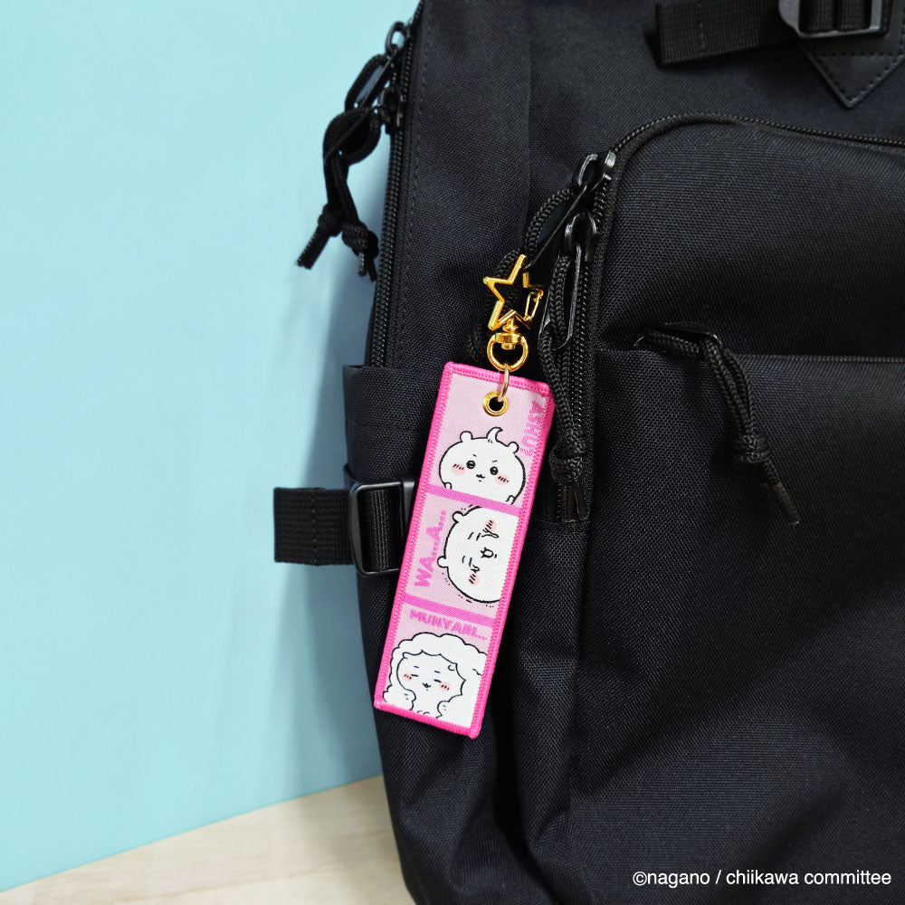 [現貨] ちいかわChiikawa- モモンガ Momonga飛鼠 雙面織帶鑰匙扣  SCH0149