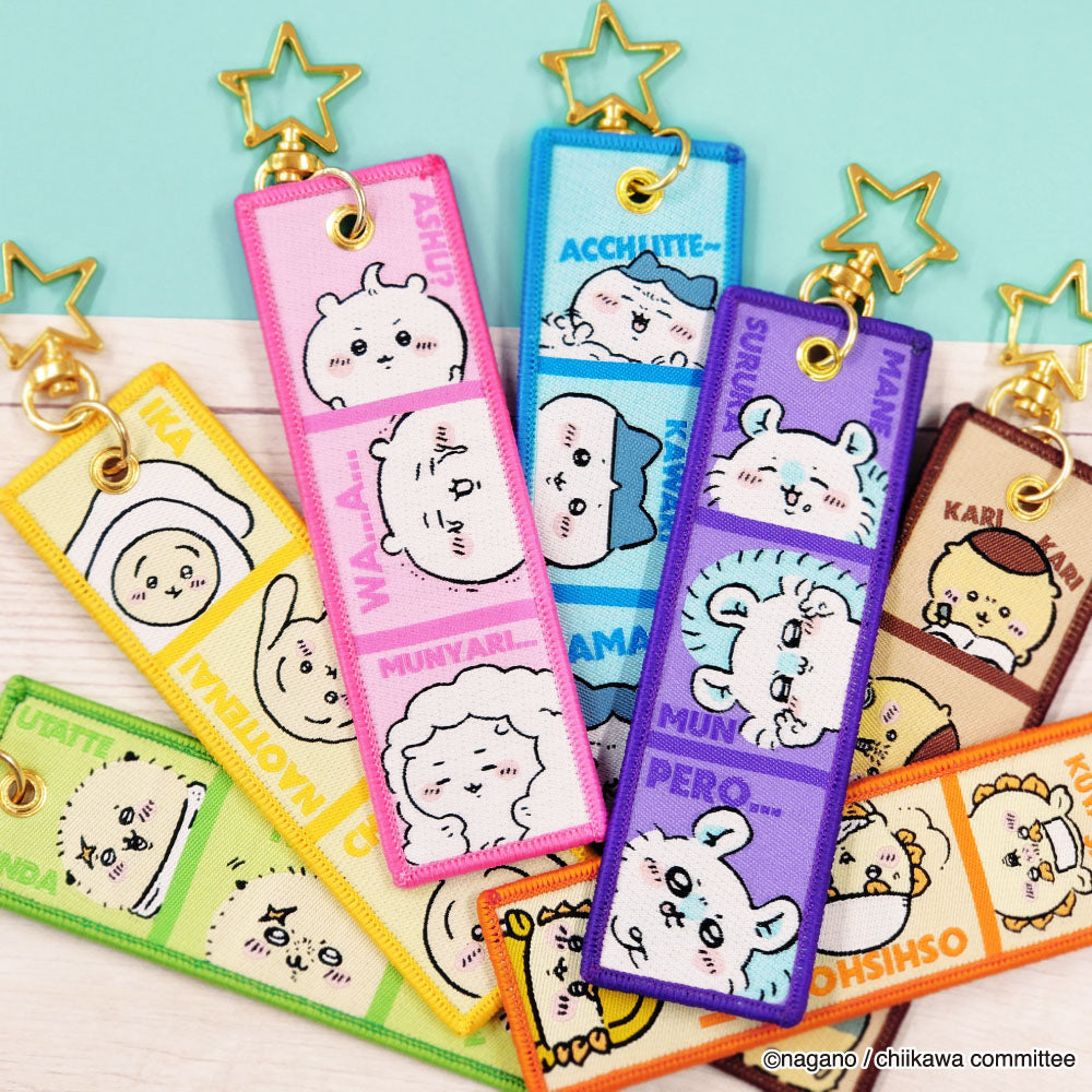 [In Stock] Chiikawa - Cute Double-Sided Ribbon Keychain SCH0146