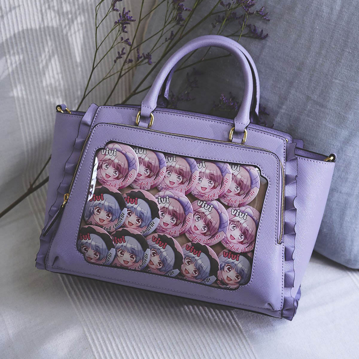 [預訂款]  & chouette 推活！2Ways 雙面痛包 OL痛包 學生痛包 (全10色）SNC0002