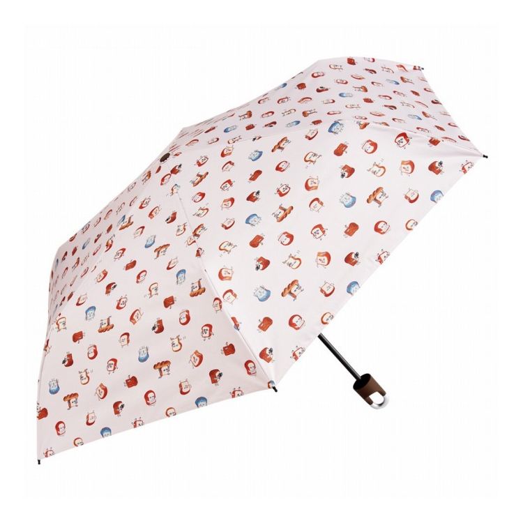 [現貨] パンどろぼう麵包小偷-附登山扣晴雨兩用折疊傘（ 55cm） SBB0224