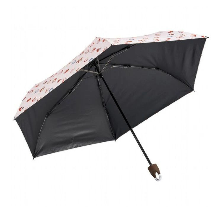 [現貨] パンどろぼう麵包小偷-附登山扣晴雨兩用折疊傘（ 55cm） SBB0224