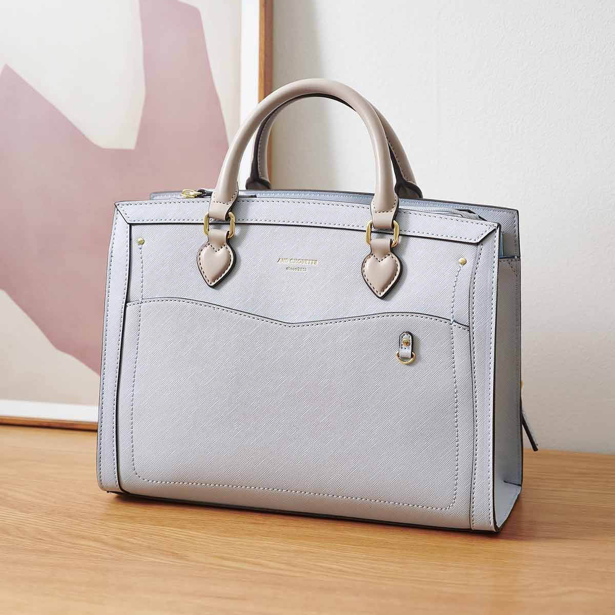 [預訂款] & chouette 推活！2Ways 撞色雙面心心帶痛包 OL痛包 學生痛包 （全4色）SNC0005