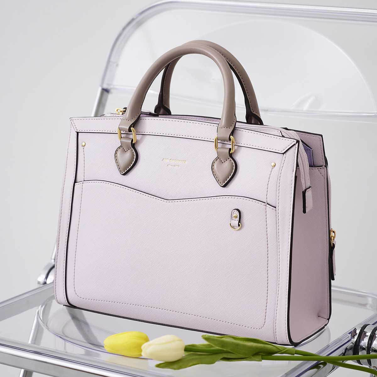 [預訂款] & chouette 推活！2Ways 撞色雙面心心帶痛包 OL痛包 學生痛包 （全4色）SNC0005