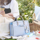 [預訂款] & chouette 推活！2Ways 撞色雙面心心帶痛包 OL痛包 學生痛包 （全4色）SNC0005