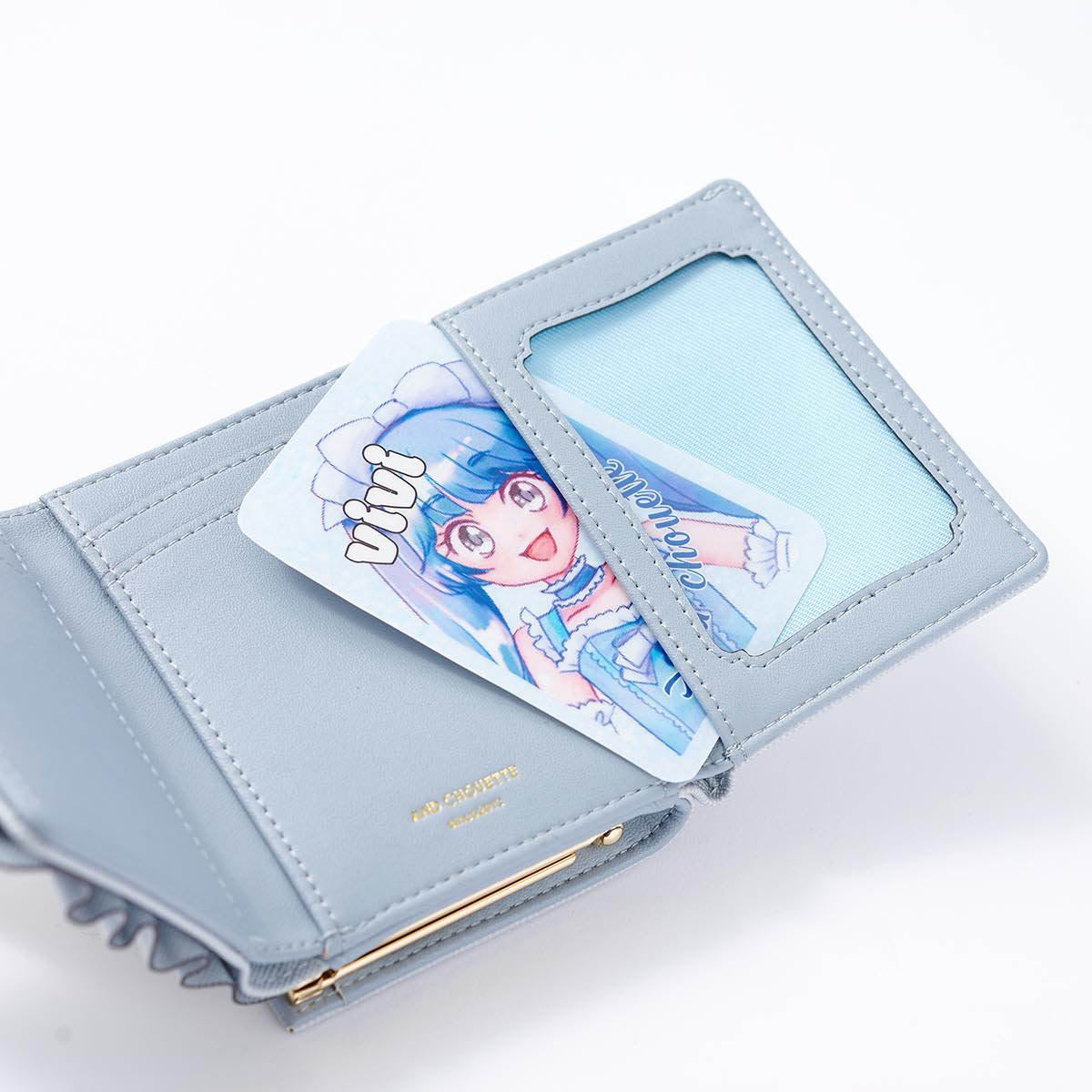 [Pre-order Item] &amp; Chouette Special Offer! Ruffled Jewelry Trifold Wallet (6 Colors Available) SNC0006