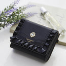 [預訂款] & chouette 推活！褶邊珠寶三折錢包（全6色）SNC0006