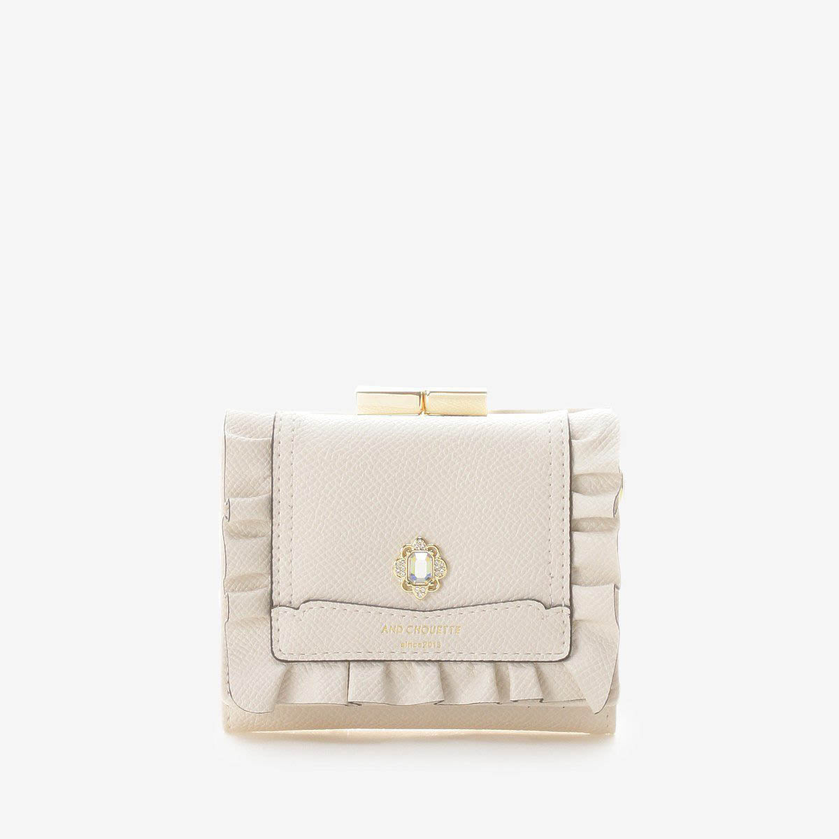 [Pre-order Item] &amp; Chouette Special Offer! Ruffled Jewelry Trifold Wallet (6 Colors Available) SNC0006