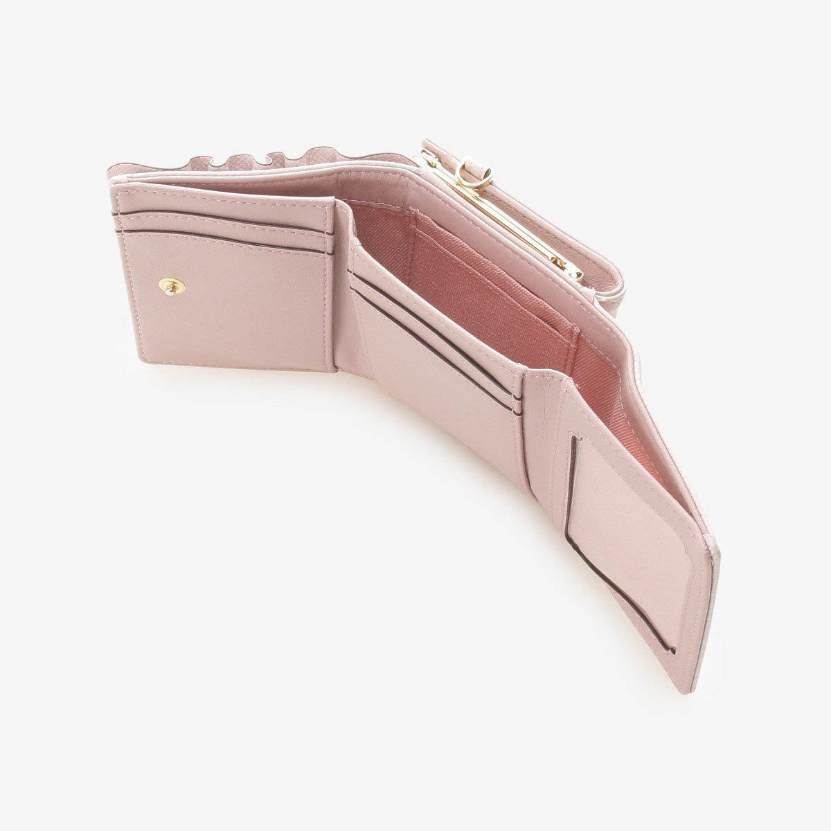 [Pre-order Item] &amp; Chouette Special Offer! Ruffled Jewelry Trifold Wallet (6 Colors Available) SNC0006