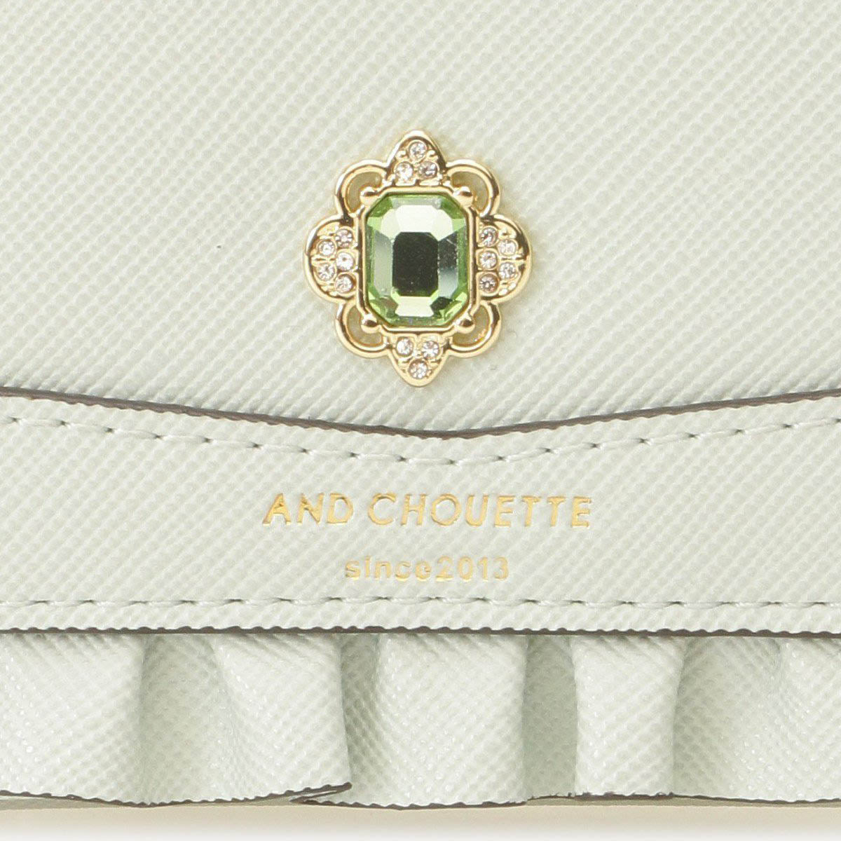 [Pre-order Item] &amp; Chouette Special Offer! Ruffled Jewelry Trifold Wallet (6 Colors Available) SNC0006