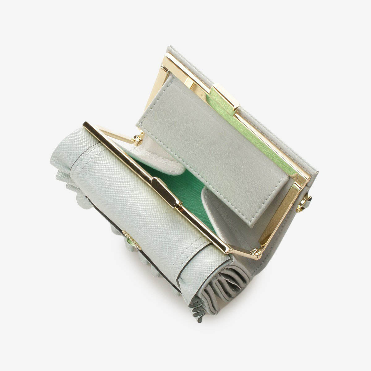 [Pre-order Item] &amp; Chouette Special Offer! Ruffled Jewelry Trifold Wallet (6 Colors Available) SNC0006