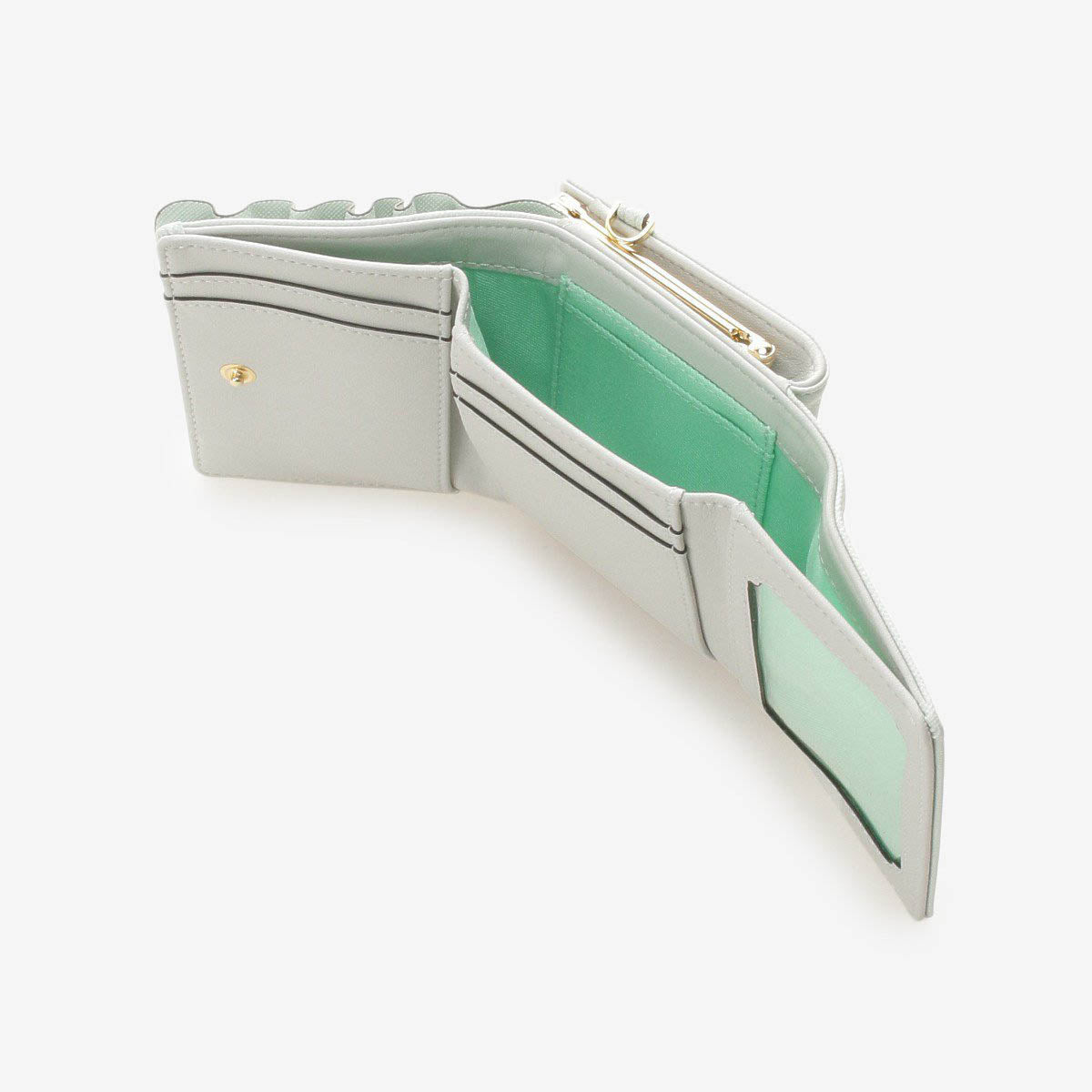 [Pre-order Item] &amp; Chouette Special Offer! Ruffled Jewelry Trifold Wallet (6 Colors Available) SNC0006