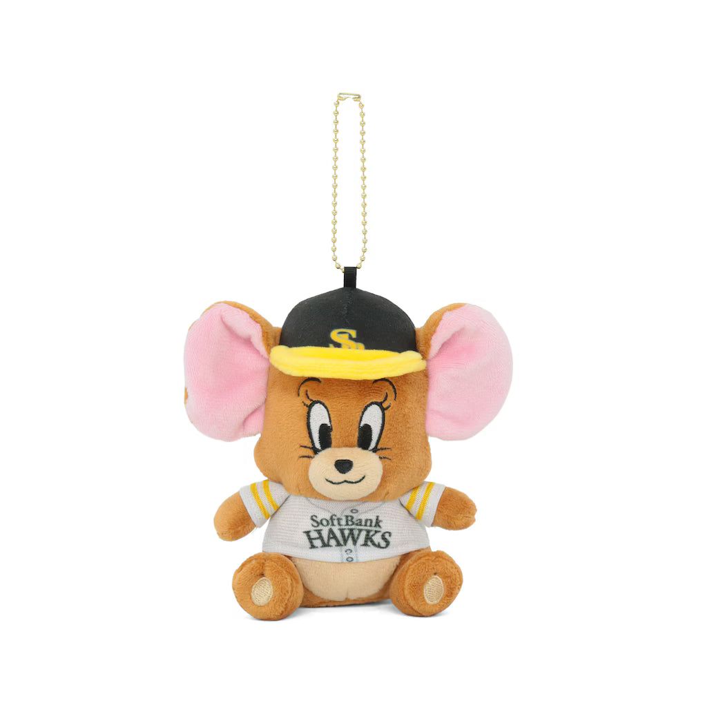 [準現貨][預9月頭到貨] Tom and Jerry x Softbank Hawks聯乘限定- 吊飾公仔Jerry STJ0287