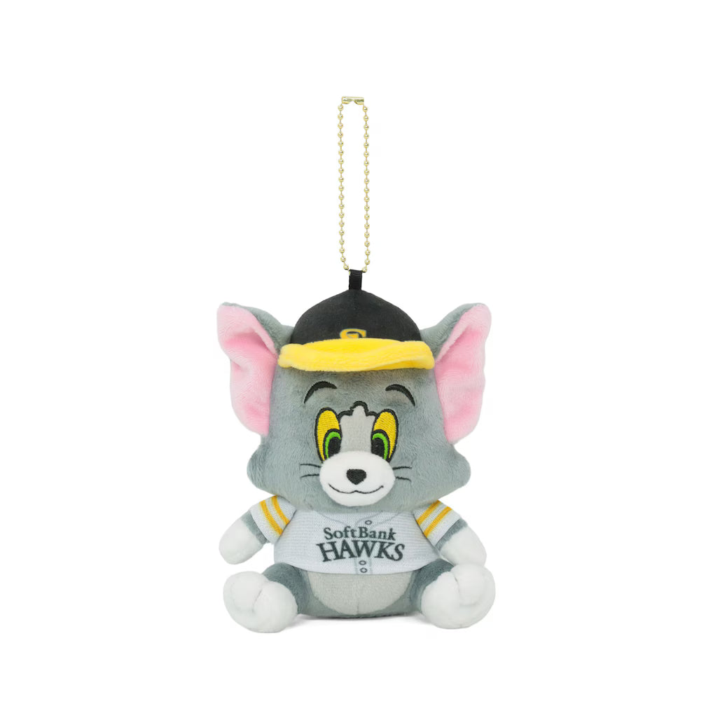 [準現貨][預9月頭到貨] Tom and Jerry x Softbank Hawks聯乘限定- 吊飾公仔 Tom STJ0286