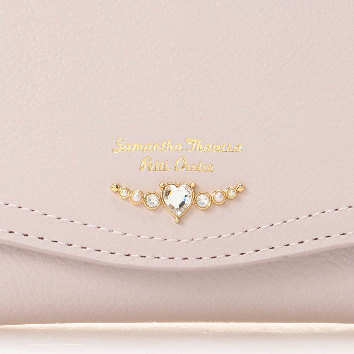[Pre-order Item] Samantha Thavasa Petit Choice Heart-Shaped Angel Wing Short Silver Bag (4 Colors Available) SSG0087