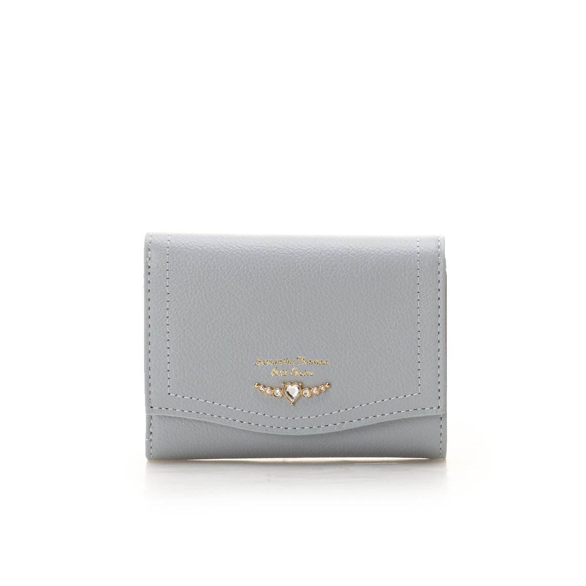 [Pre-order Item] Samantha Thavasa Petit Choice Heart-Shaped Angel Wing Short Silver Bag (4 Colors Available) SSG0087