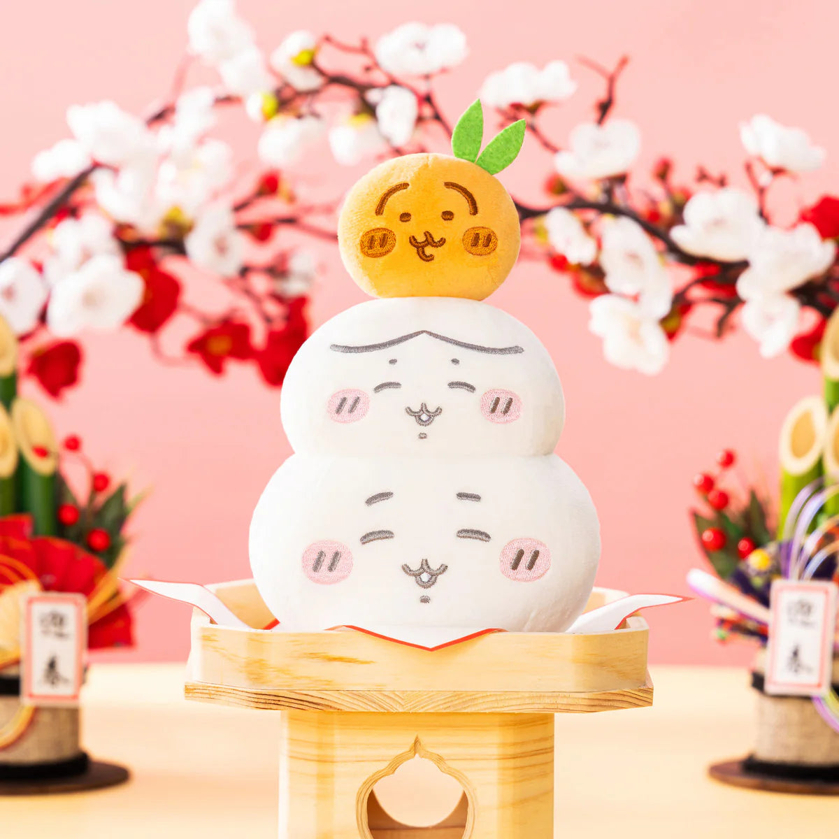 [In Stock] Chiikawa Mirror Mochi Daruma Doll SCH1406