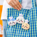 [現貨]ちいかわCHIIKAWA 餐廳系列-毛絨公仔徽章3件套 SCH0727