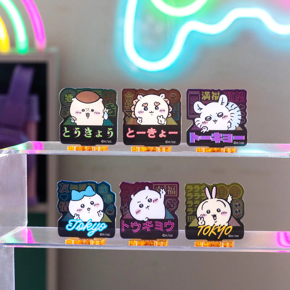 [現貨] ちいかわChiikawa-霓虹燈風壓克小立牌-盲盒款（全6款，隨機發貨） SCH1188