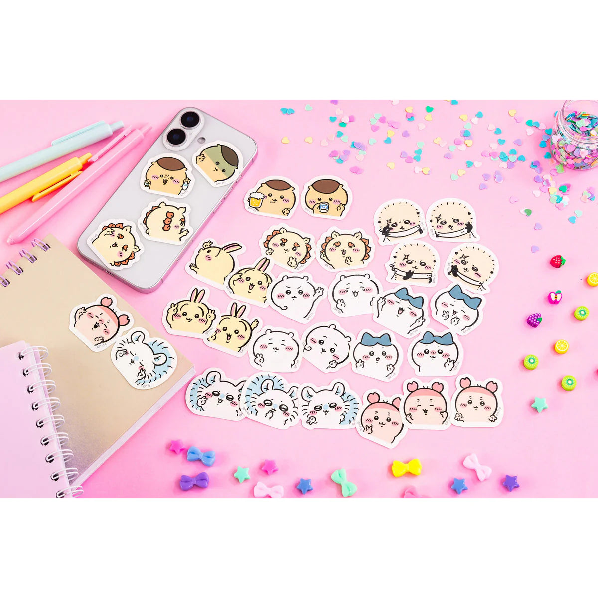 [In Stock] Chiikawa - Photo Posing Series ~ Sticker Set (4 pieces; Momonga Flying Squirrel) SCH0997