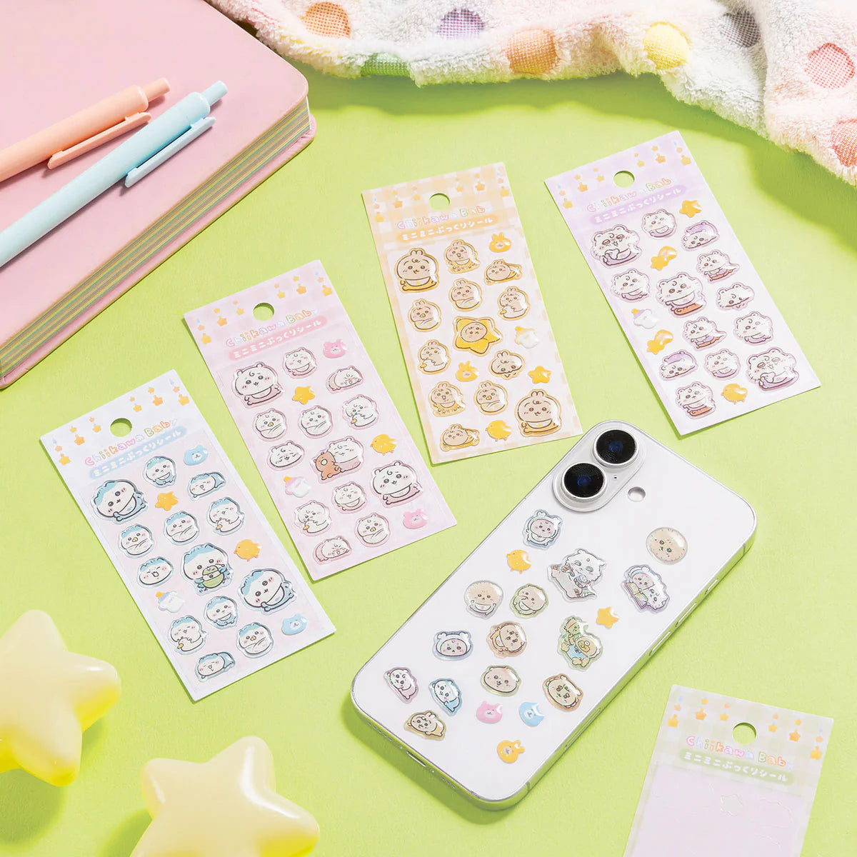 [準現貨] [預計約3月中到貨] ちいかわCHIIKAWA Baby-水晶貼紙組 ハチワレ 小八 SCH1485