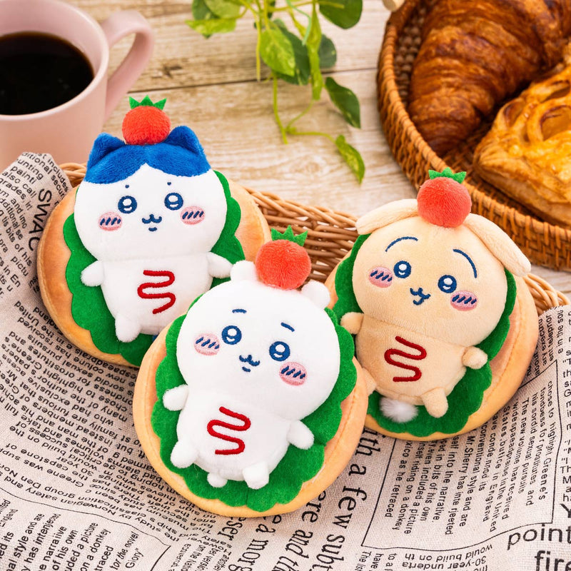 [現貨] ちいかわCHIIKAWA BAKERY系列-麵包店三明治公仔吊飾  ハチワレ 小八 SCH1228