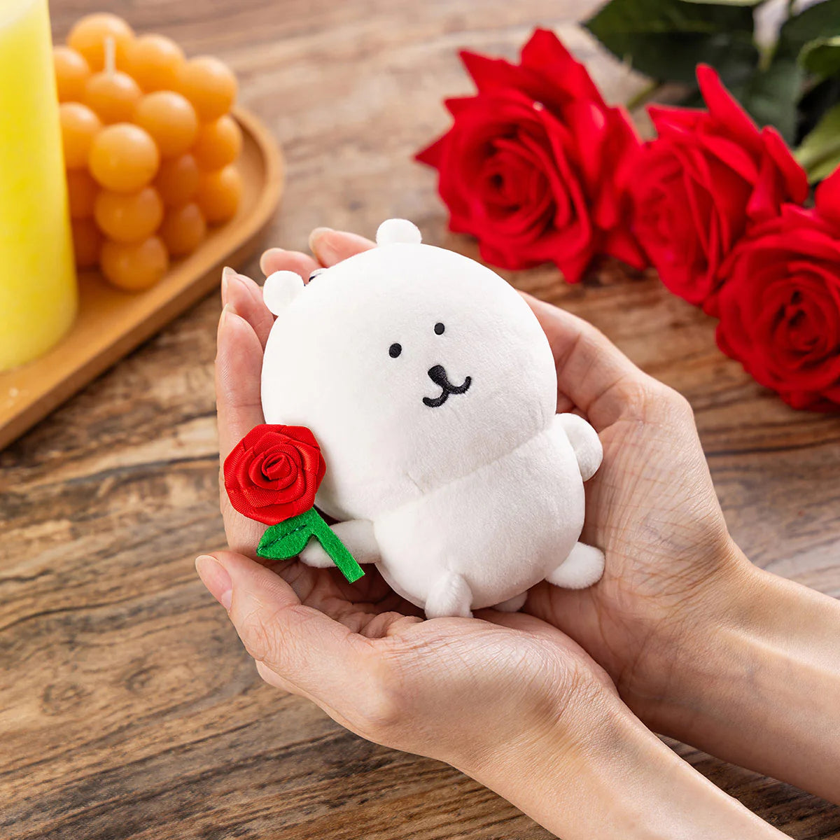 [Almost in stock][Re-release! Arriving around mid-September] Nagano Joker Bear ~ Rose Joker Keychain Figure SNA0178