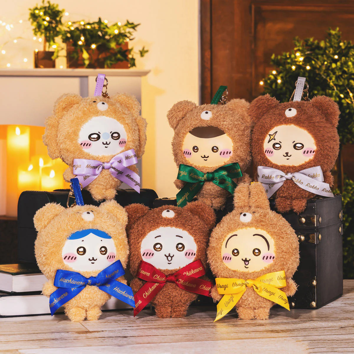 [現貨] ちいかわCHIIKAWA Kiramekko Teddy Bea系列-うさぎ兔兔鎖匙扣 SCH1362