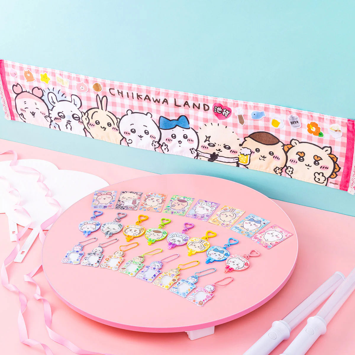 [準現貨][約4月尾到貨] ちいかわChiikawa  Go！IKEBUKURO 系列～ 應援照鎖匙扣 （全8款，盲抽）SCH1503