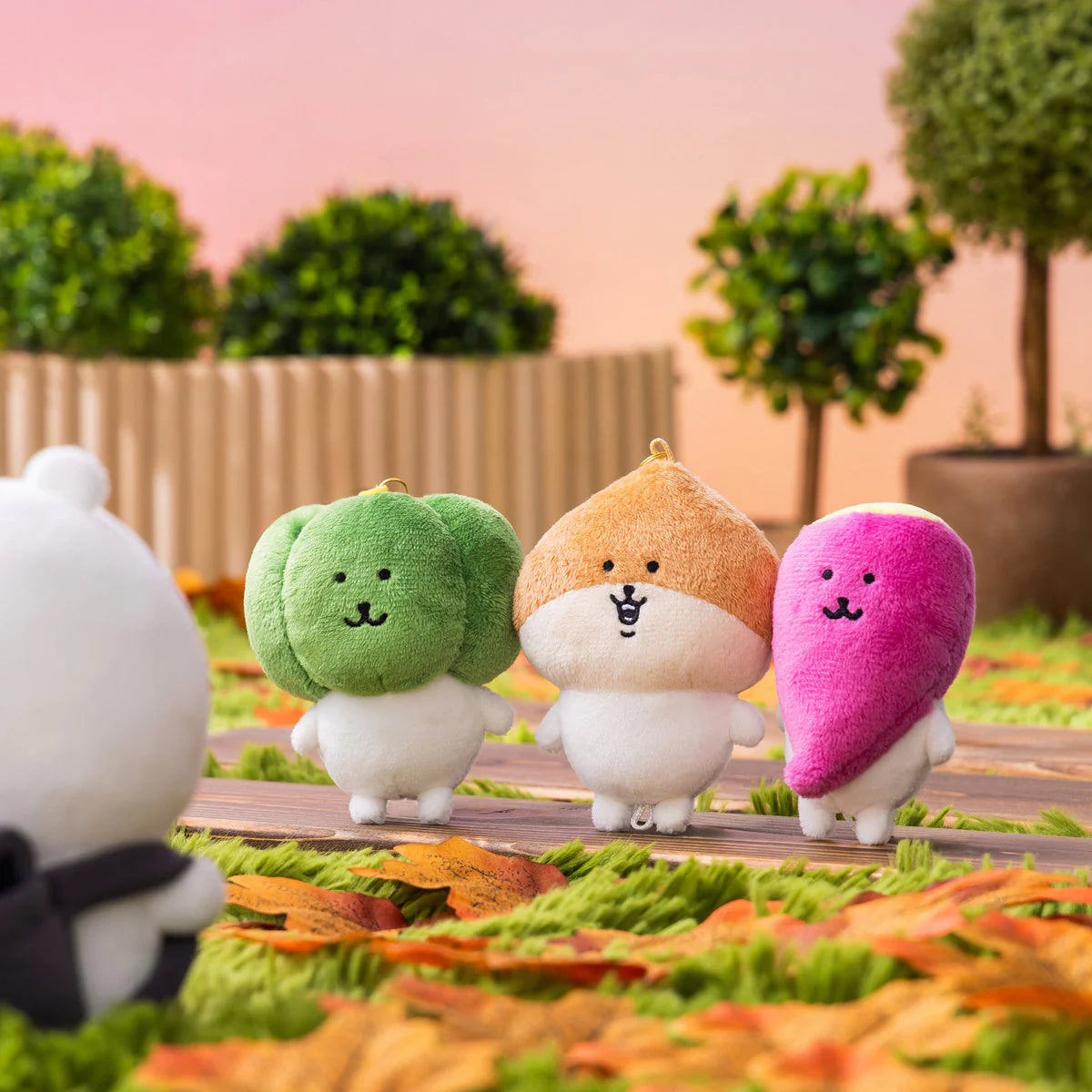 [現貨] ナガノNAGANO JOKE BEAR 蕃薯X栗子X南瓜 公仔串  SNA0197