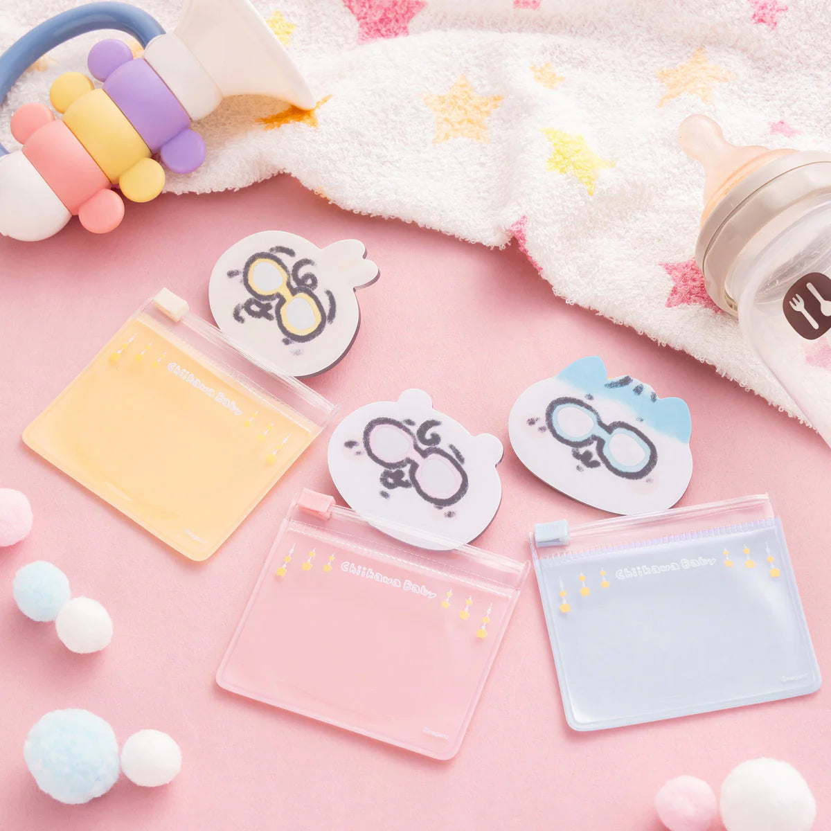 [準現貨] [限Payme/AlipayHK/FPS支付，2月尾到貨] ちいかわCHIIKAWA Baby- 隨身鏡子 ハチワレ 小八 SCH1454