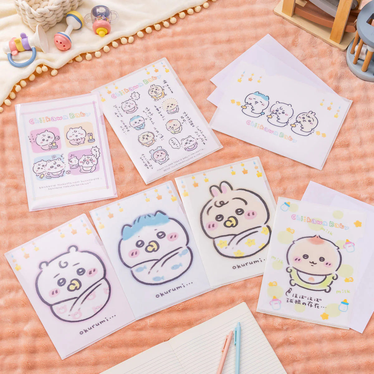 [Ready stock] ちいかわCHIIKAWA Baby- A4 folder (うさぎRabbit) SCH1310