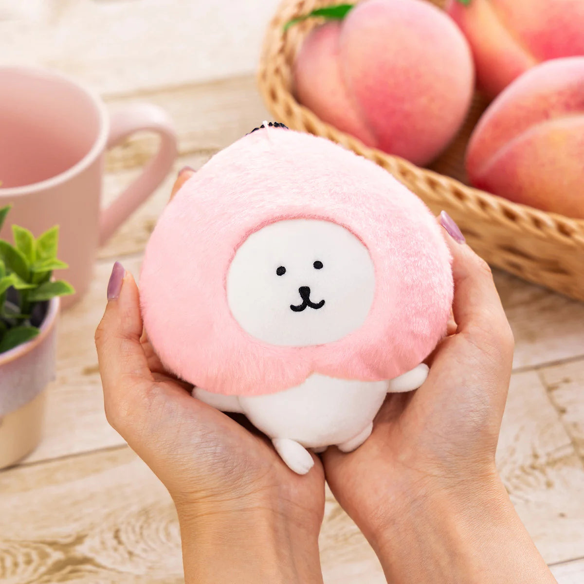 [Almost in stock][Expected arrival end of June][Limited to PayMe/fps/Alipay payments, credit card payments will be cancelled] NAGANO Joke Bear - Dancing Peach Joke Bear Plush Toy Charm SNA0166