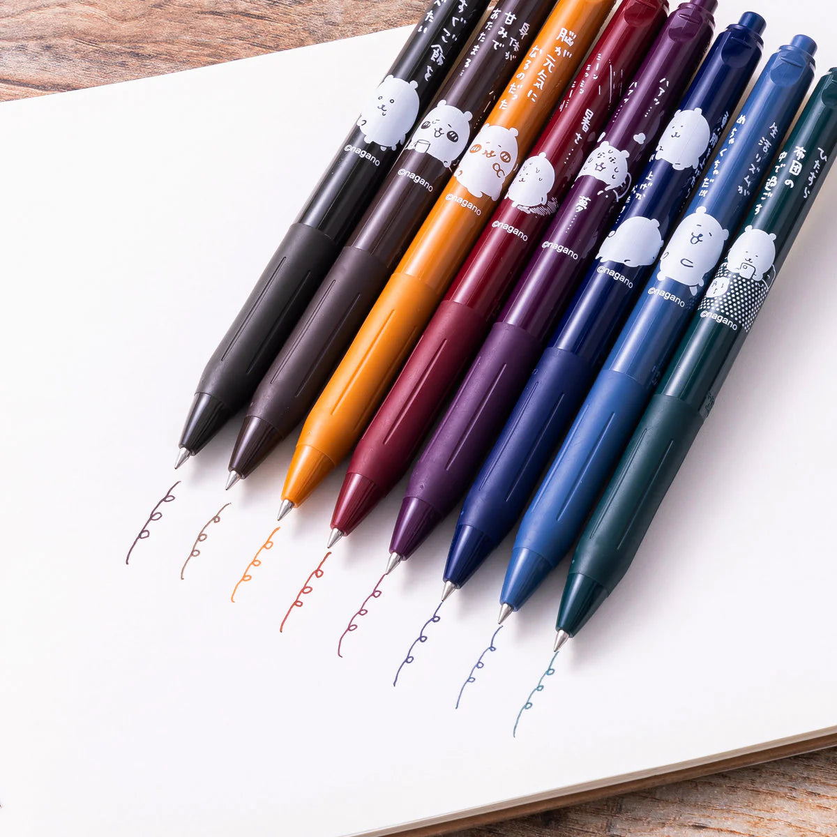 [In Stock] Nagano Joke Bear 0.5mm Dark Purple Ink Pen SNA0201