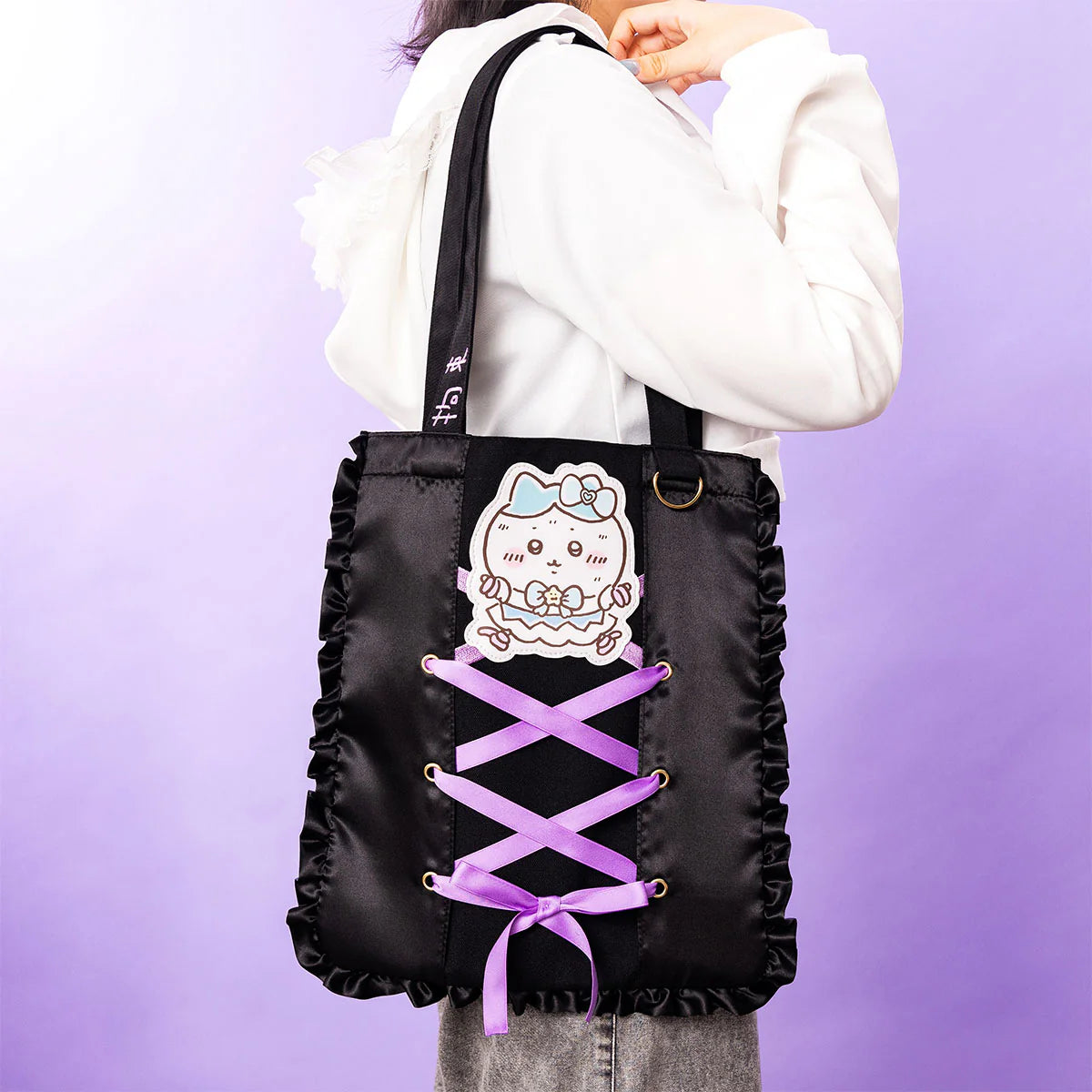 [Limited-Time Offer - In Stock] [Payme/AlipayHK/FPS Payment Required] Chiikawa - Magical Girl Series ~Katsuhachi Black Shoulder Bag SCH1210