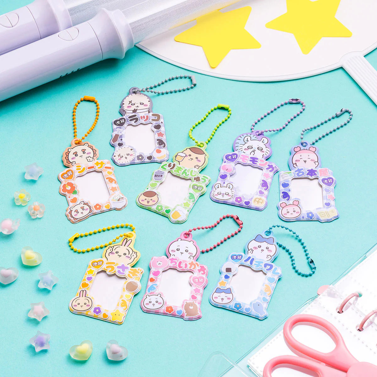 [準現貨][約4月尾到貨] ちいかわChiikawa  Go！IKEBUKURO 系列～ 應援照鎖匙扣 （全8款，盲抽）SCH1503