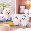 [準現貨] [預計11月尾到貨] ナガノNAGANO JOKE BEAR- 毛絨絨穿JOKE BEAR衣服的ハチワレ小八公仔掛件 SNA0211