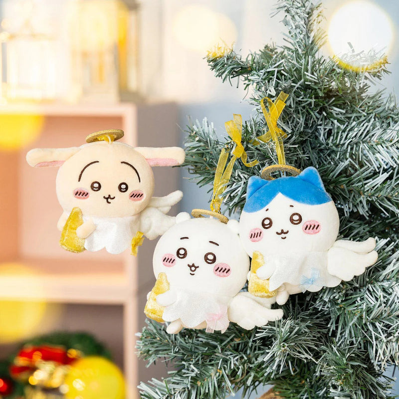 [準現貨] [限Payme/AlipayHK/FPS支付，預計12月尾到貨]ちいかわCHIIKAWA 聖誕天使系列-ちいかわ小可愛 公仔吊飾 SCH1380