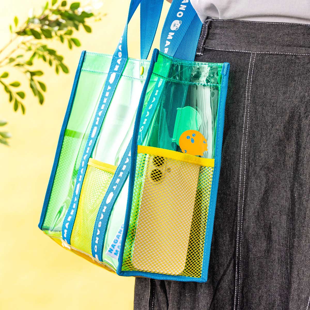 [In Stock] Nagano Joke Bear - Blue Transparent Bag SNA0168