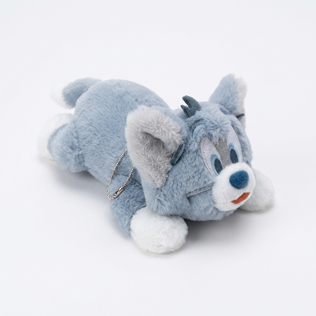 [現貨] Tom and Jerry - 85週年紀念Tom and Jerry日本展限定！限定色趴趴公仔- 粉藍色Tom STJ0272