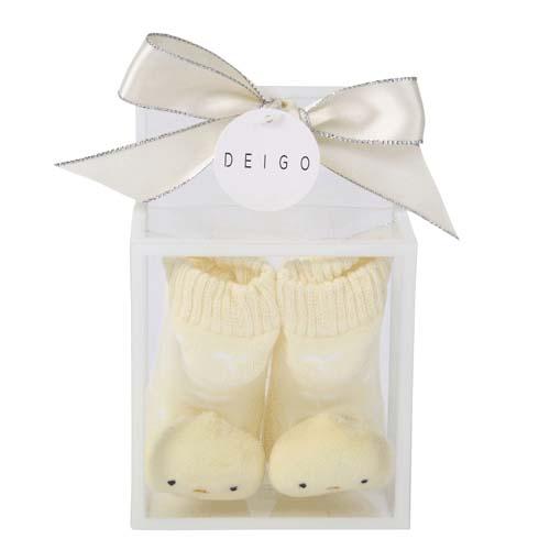 [現貨] 日本製 可發聲嬰兒襪仔禮盒～雞仔 SBK0019