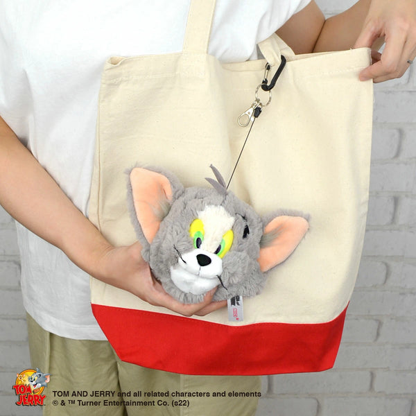 [現貨] Tom and Jerry 公仔大頭附伸縮帶卡套- Tom STJ0192