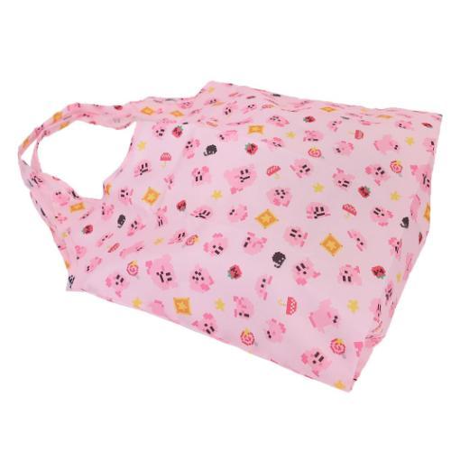 ［現貨] 星之卡比 Kirby 超大容量可折疊式環保袋-粉紅色 SKB0014