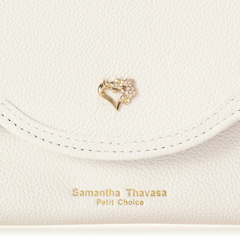 [預訂款] Samantha Thavasa Petit Choice - 扇形心型折疊長銀包 （全3色）SSG0106