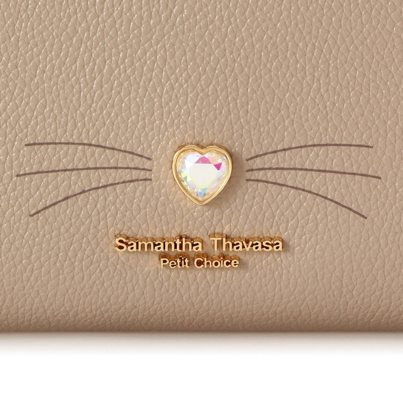 [預訂款] Samantha Thavasa Petit Choice - 貓折疊長銀包 （全2色）SSG0102