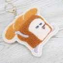 [現貨] パンどろぼう麵包小偷 ~ 毛絨刺鏽鎖匙扣 B SBB0087