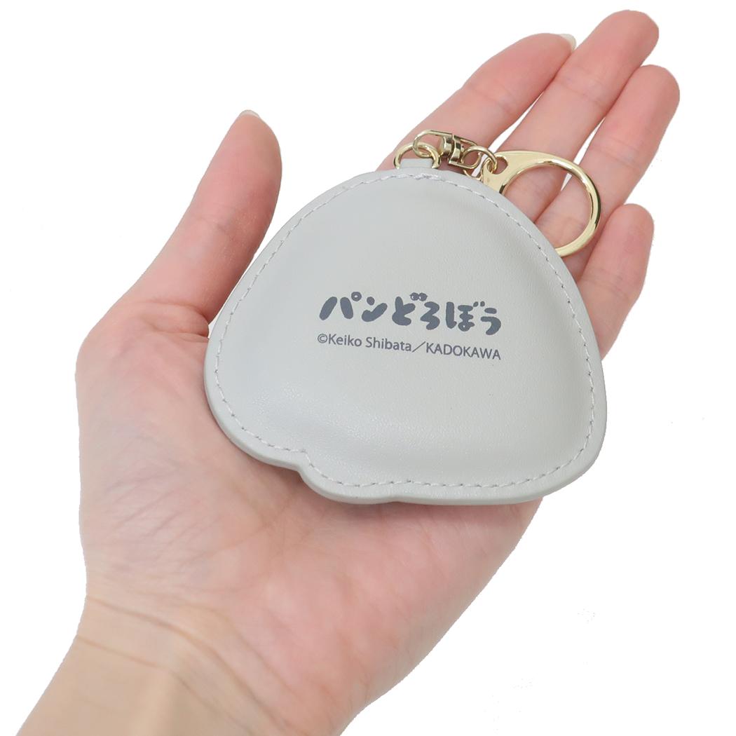 [現貨] パンどろぼう麵包小偷- 飯團男孩毛絨刺鏽鎖匙扣 SBB0241
