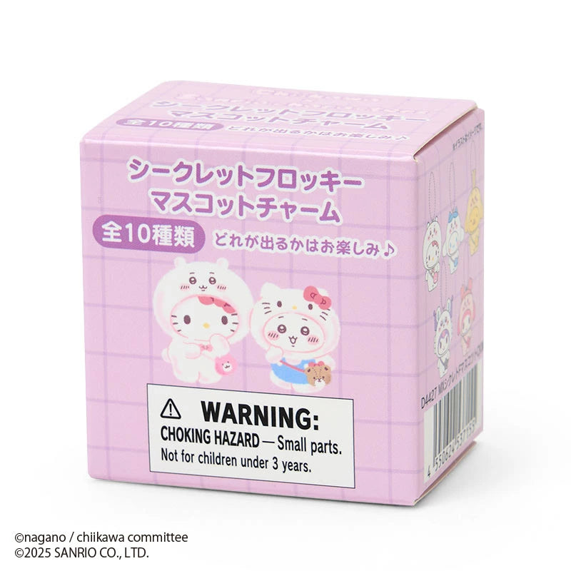 [現貨][限payme/fps/alipay結帳，信用卡結帳會取消]ちいかわCHIIKAWA X Sanrio 聯乘-  モモンガ 飛鼠 X KUROMI  迷你公仔吊飾 SCH1247
