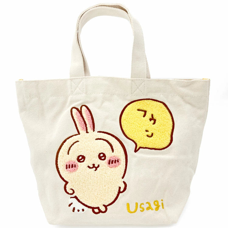 [In Stock] Chiikawa ~ Sagara Embroidery Series - Usagi Rabbit Tote Bag Bento Bag SCH0930