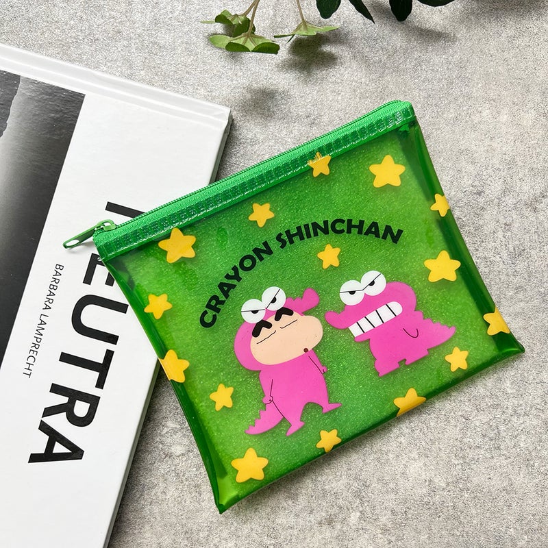 [In Stock] Crayon Shin-chan Transparent Toy Bag - Green SH0129